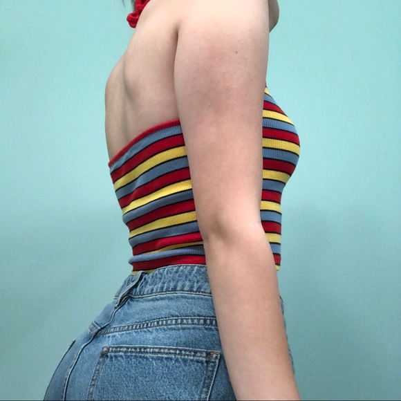 Striped Laura Brandy Melville halter - Picture 5 of 5